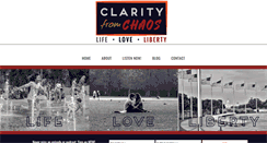 Desktop Screenshot of clarity-from-chaos.com